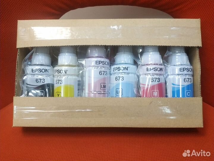 Чернила для принтера epson 673