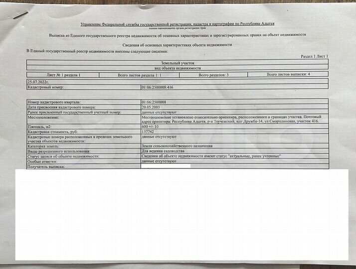 Участок 6 сот. (СНТ, ДНП)