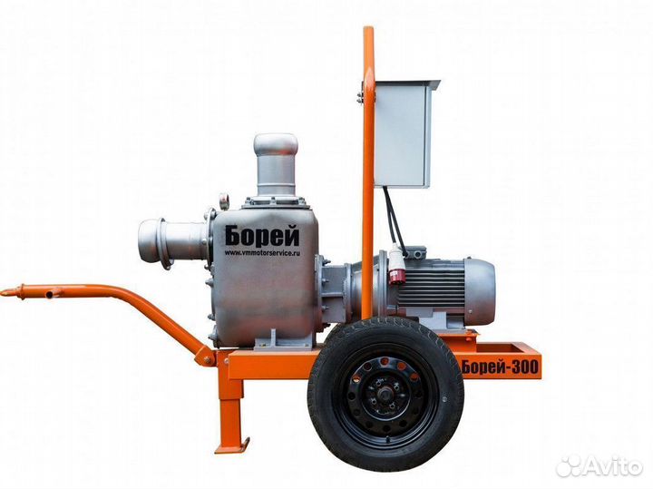 Мотопомпа электрическая Борей 300 прямой откачки