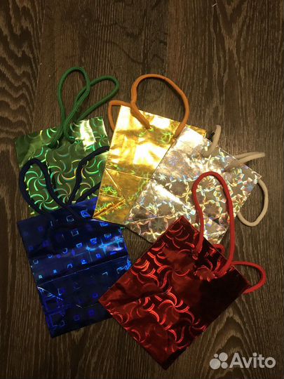 Подарочный бумажный пакет-сумочка