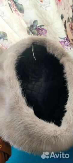 Норковый берет мягкий