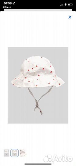 Панама, чепчик, косынка детская на лето