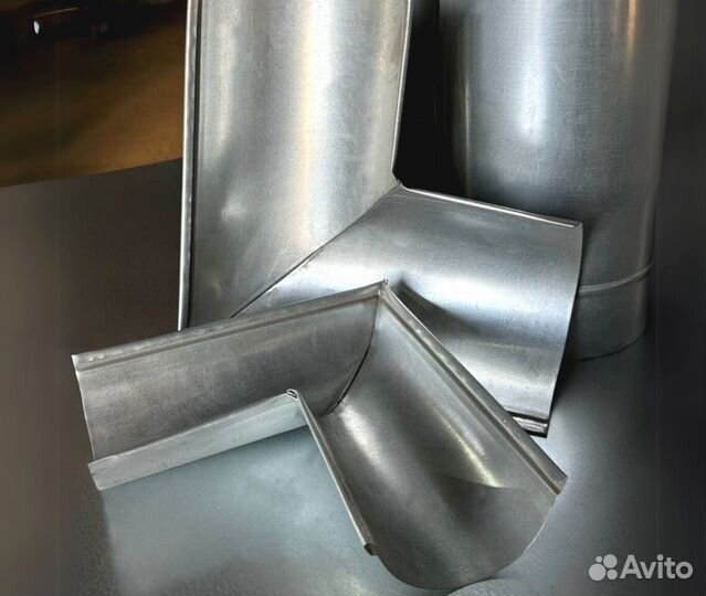 Угол желоба водосточный