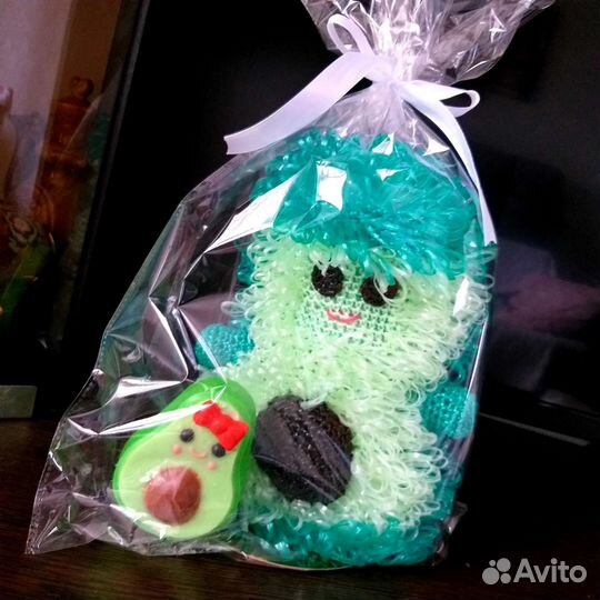 Мочалка ручной работы