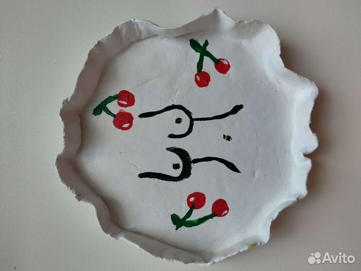 Тарелки из глины