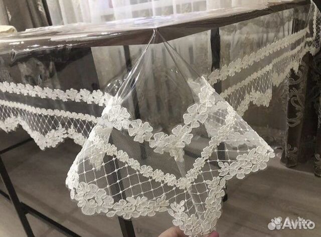 Новая силиконовая скатерть овал 110*150см