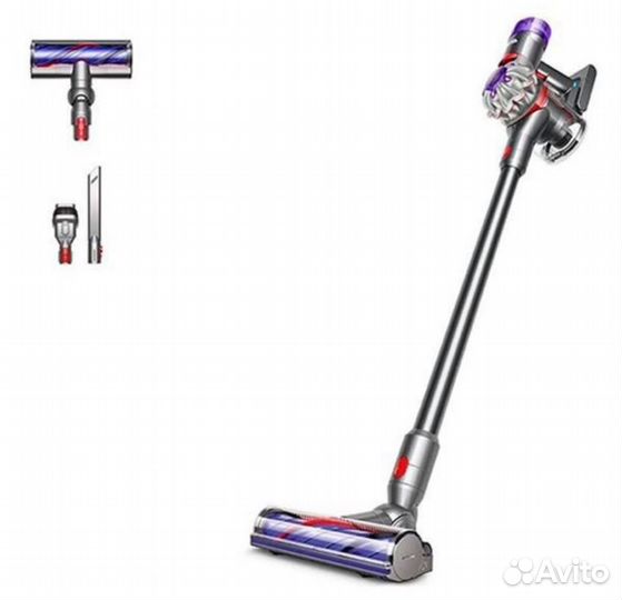 Dyson V8 серый/никель новый пылесос