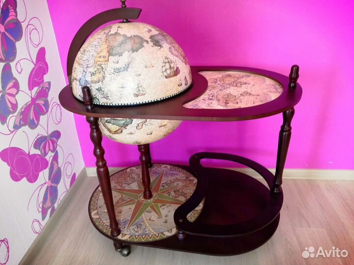 Мини бар глобус