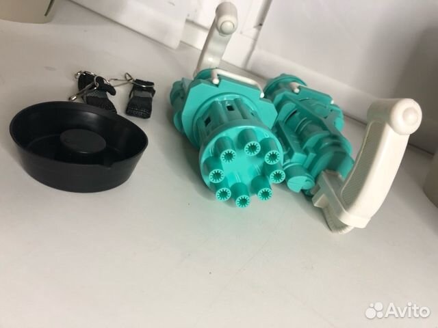 Детский автоматический пузырьковый пистолет Gatlin