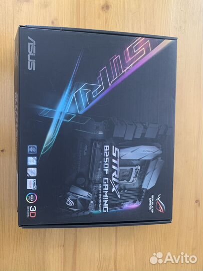 Материнская плата asus ROG strix B250F gaming