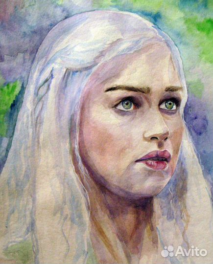Портрет на заказ по фото (акварель)
