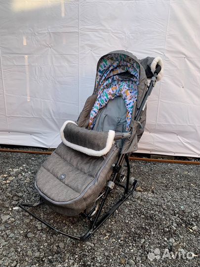 Коляска санки ника