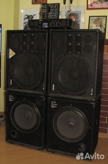 Колонки Сабы 4320W 4шт D15