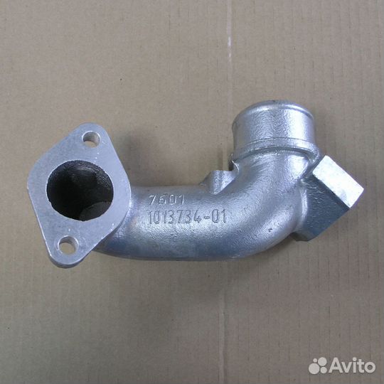 Патрубок теплообменника отводящий (ямз Автодизель)