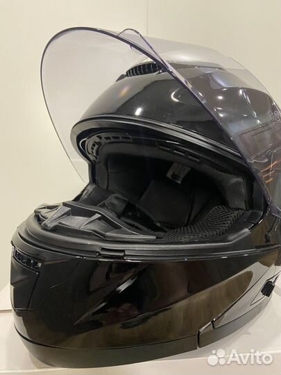 Мото шлем модуляр новый черный размер S