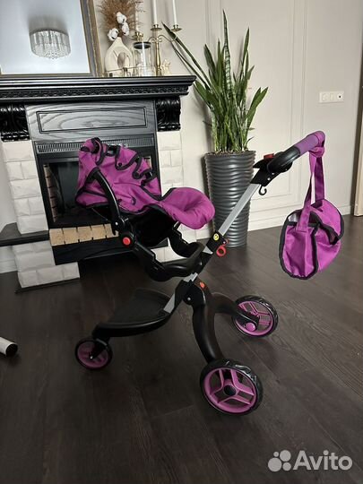 Коляска для кукол трансформер 2в1