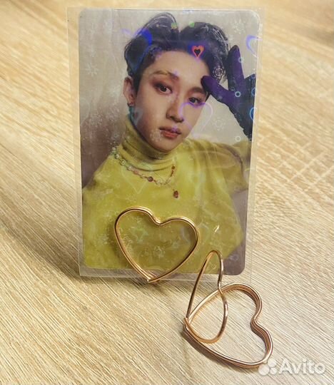 К-поп карты подставка сердечко