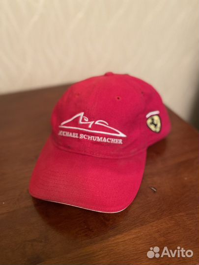 Кепка Бейсболка Ferrari Michael Schumacher красная