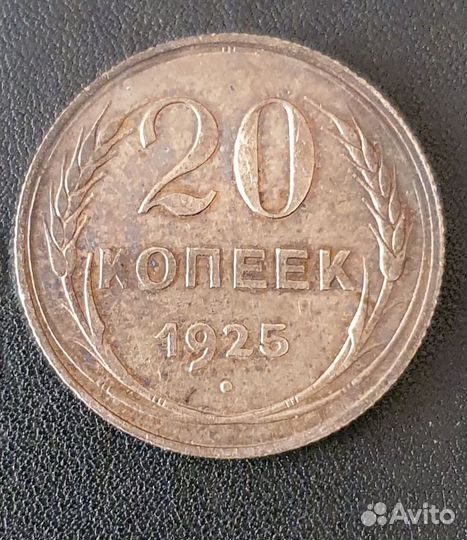 20 копеек СССР 1925 г