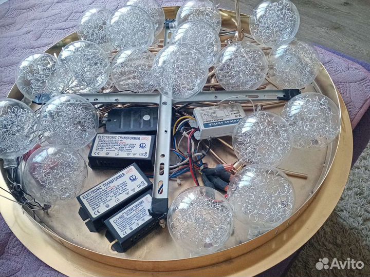 Плафоны для люстры запчасти