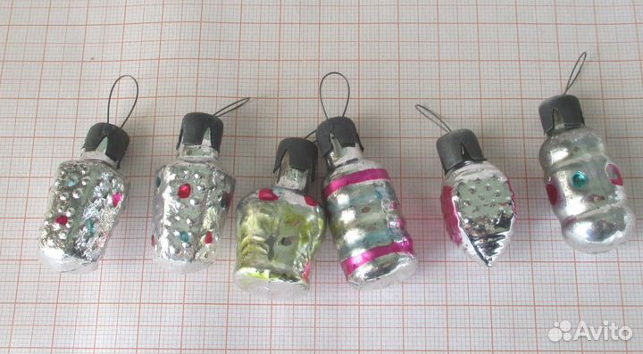 Елочные игрушки из набора Малютка