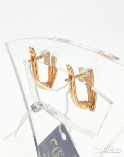 Золотые серьги вз002706-26 2,74г