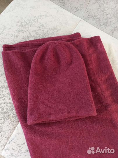 Шапка шарф и снуд женские