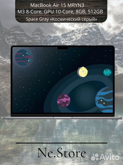 MacBook Air 15 8/512Gb M3 Space Gray