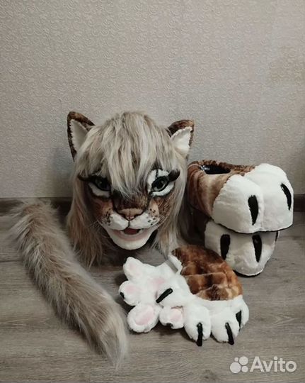 Ростовая кукла костюм кошка фурсьют