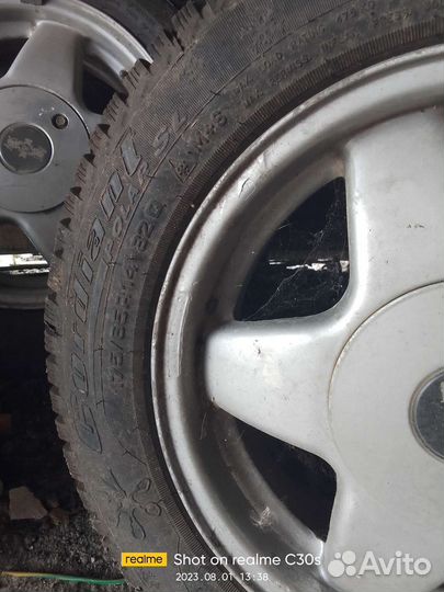 Литые диски r14 на ваз бу с зимней резиной