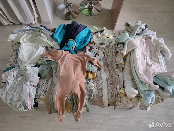 Детские вещи боди комбинезон пакетом