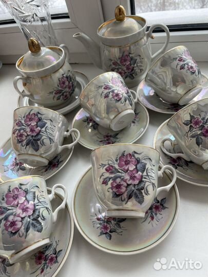 Чайный сервиз СССР, новый 15 предметов