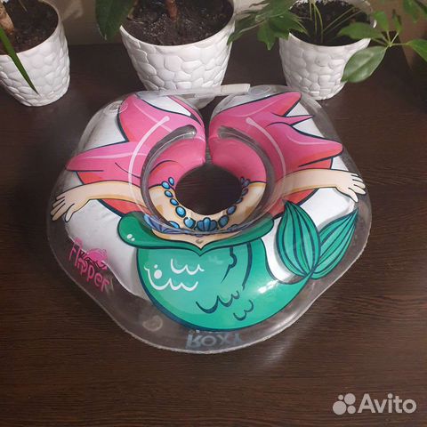 Надувной круг на шею для новорожденных