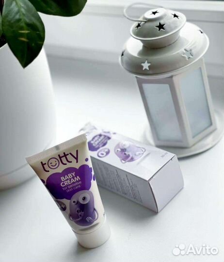 Детский крем для чувствительной кожи totty
