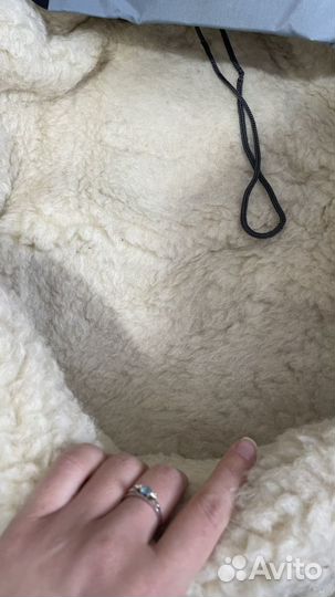 Зимний конверт в коляску на овчине