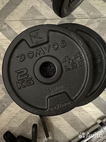 Гантели Domyos 8кг 2шт