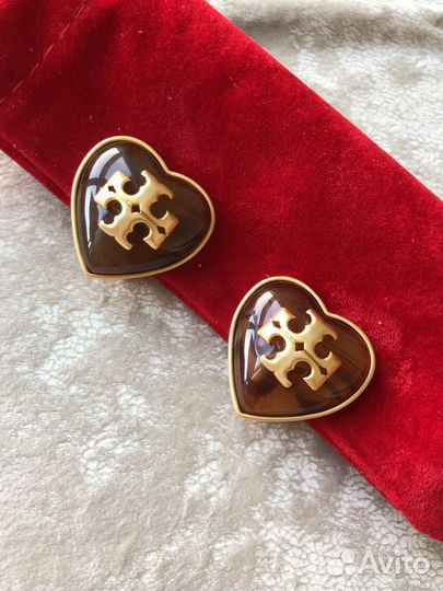 Великолепные серьги клипсы Tory Burch