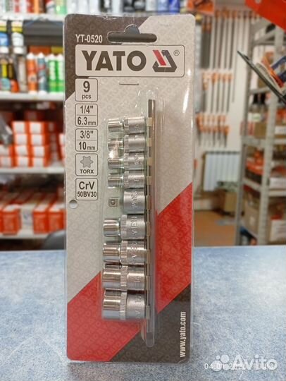 Ключи 6-гранные Yato torx (звезда), под трещетку