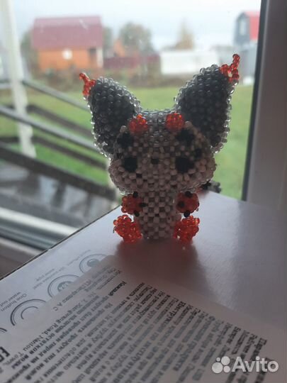 Амигуруми Ушастик из бисера