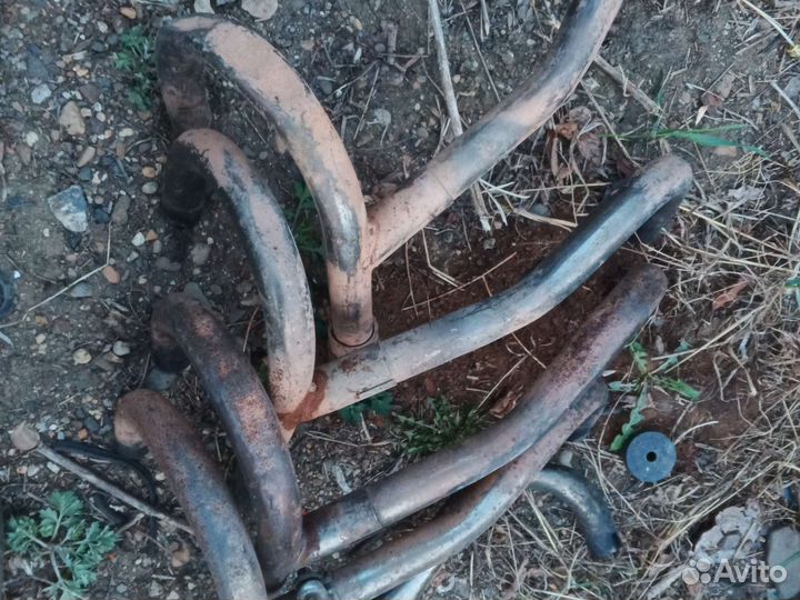 Выхлопные патрубки 2 в 1 Урал