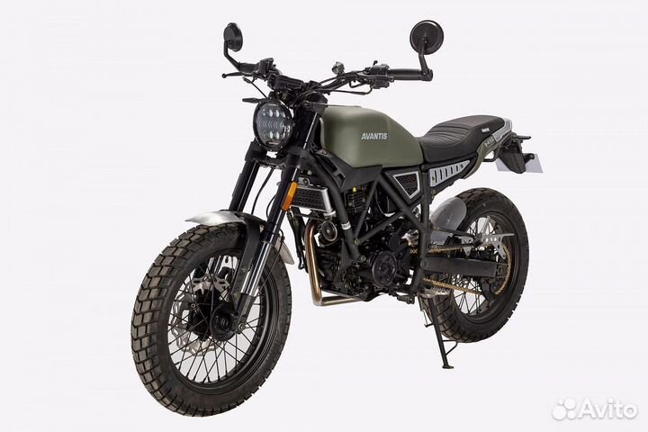 Мотоцикл avantis city 250 птс зеленый