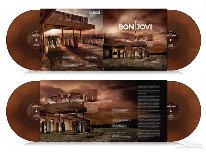 The Many Faces Of Bon Jovi (Limited Edition) (Marbled Brown Vinyl) (1 LP)