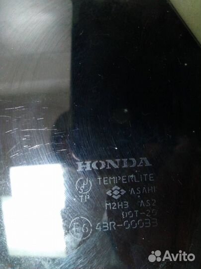 Стекло двери передней левой Honda Accord 7 CL, CM
