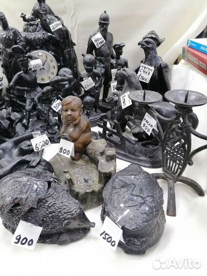 Касли и счлз статуэтки чугун