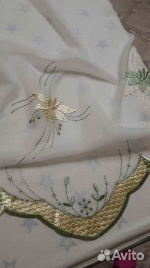 Тюль с вышивкой 7 метров