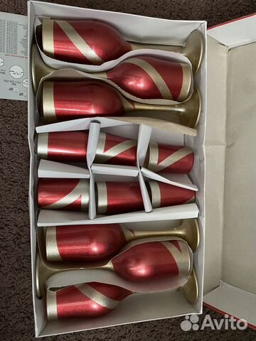 Набор Фужеры для шампанского и рюмки