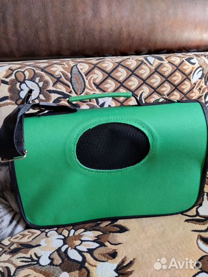 Кошачья переноска и лоток