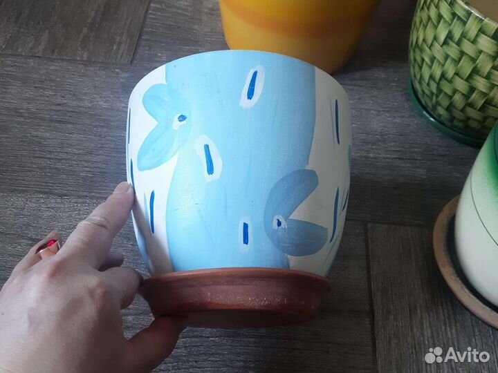 Керамические горшки для цветов