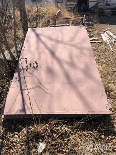 Ворота гаражные металлические бу