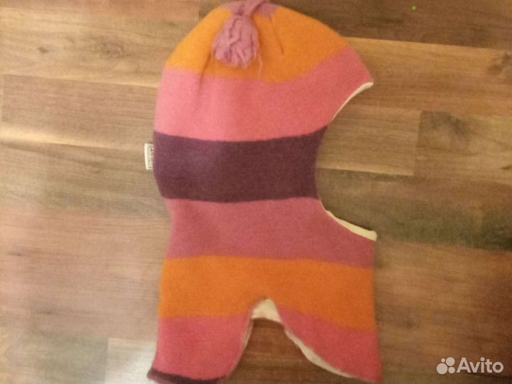 Шапка шлем зимняя для девочки